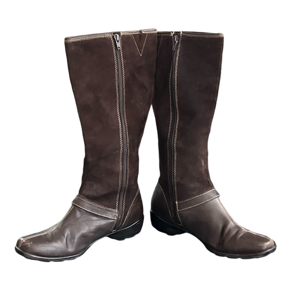 Naturalizer Women’s Brown Suede and Leather Jadis Boot Size 10M - Picture 4 of 9